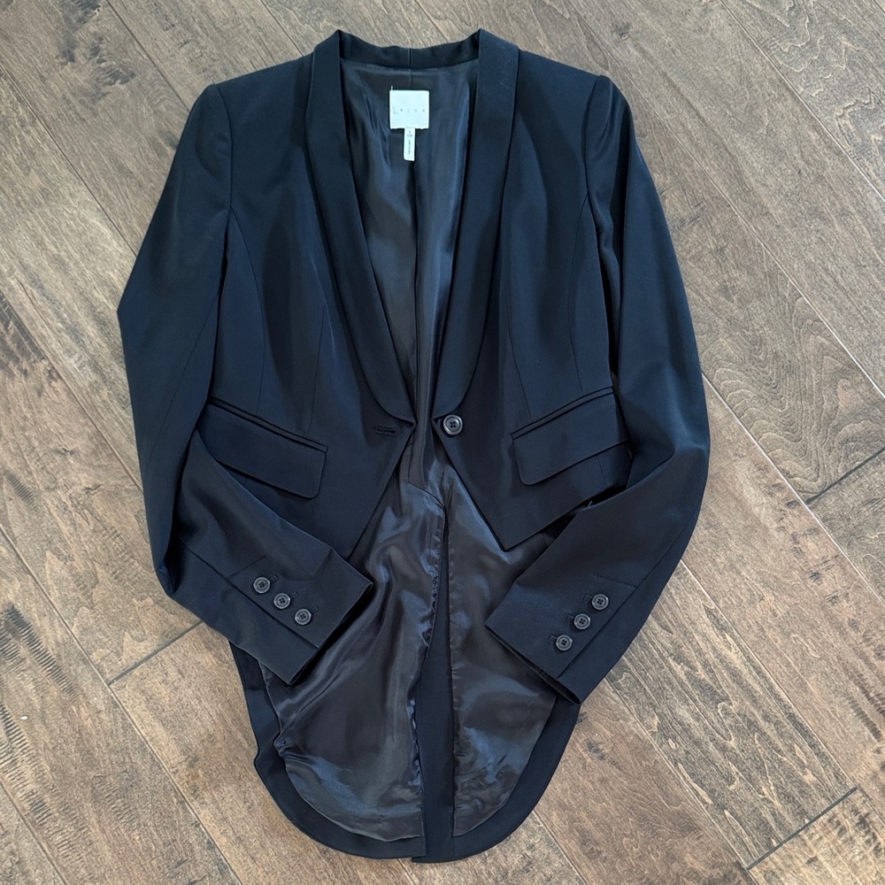 Leith Midnight Black Women's Suit Jacket